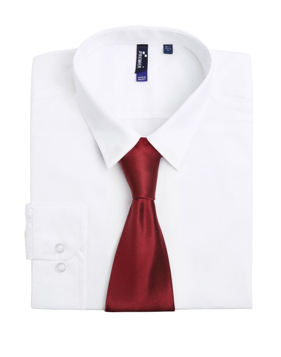 Premier Workwear Hedvábná kravata Premier Workwear (PR795) Červená