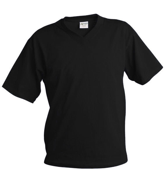 Xfer Pánské triko s výstřihem do V Xfer 190 (TV91) Černá S