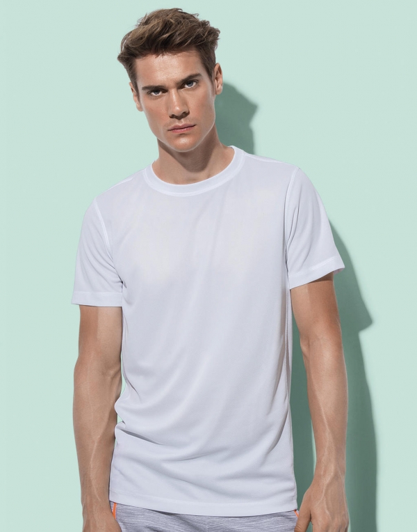 Active by Stedman Pánské tričko s krátkým rukávem Active by Stedman (ST8400) Bílá L