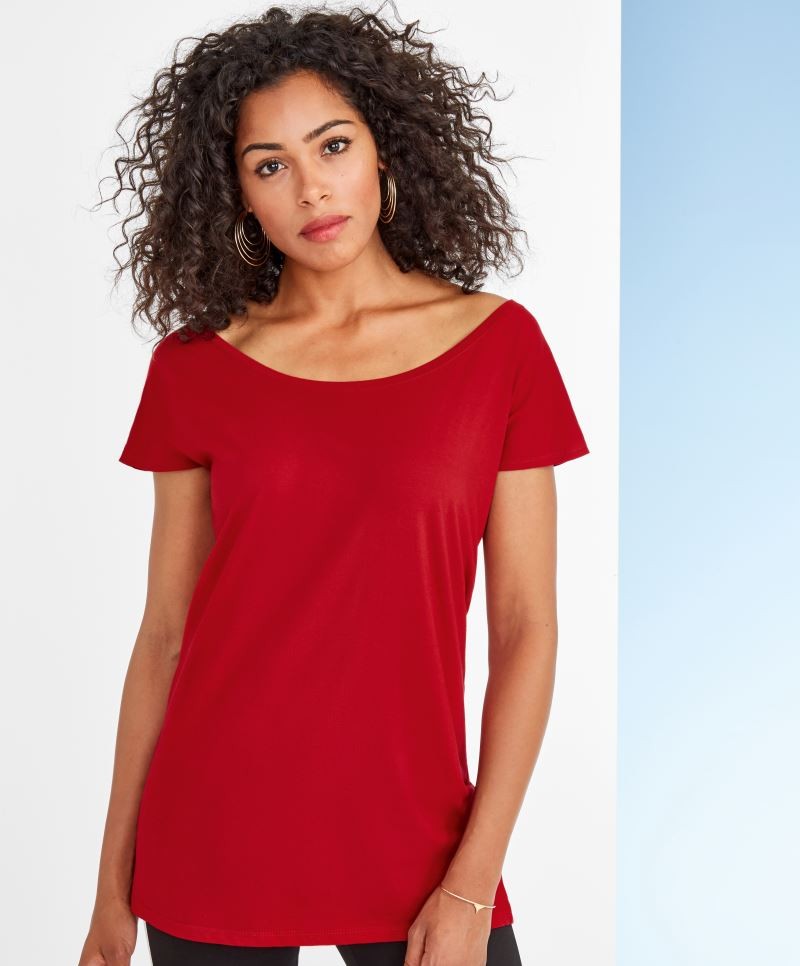 Sols Dámské tričko s krátkým rukávem Marylin Sol´s Červená L