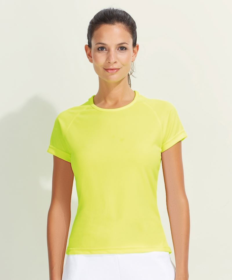 Sols Dámské triko s krátkým rukávem Sporty Women Sol's Jablíčková zelená L