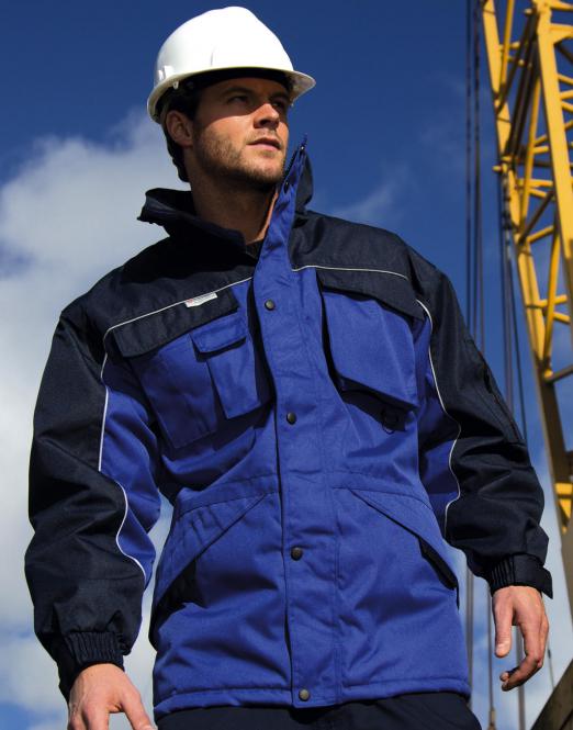 Result Pánská pracovní bunda Result Combo Workguard™ Heavy Duty (R072X) Královská modrá / Námořnická modrá XL