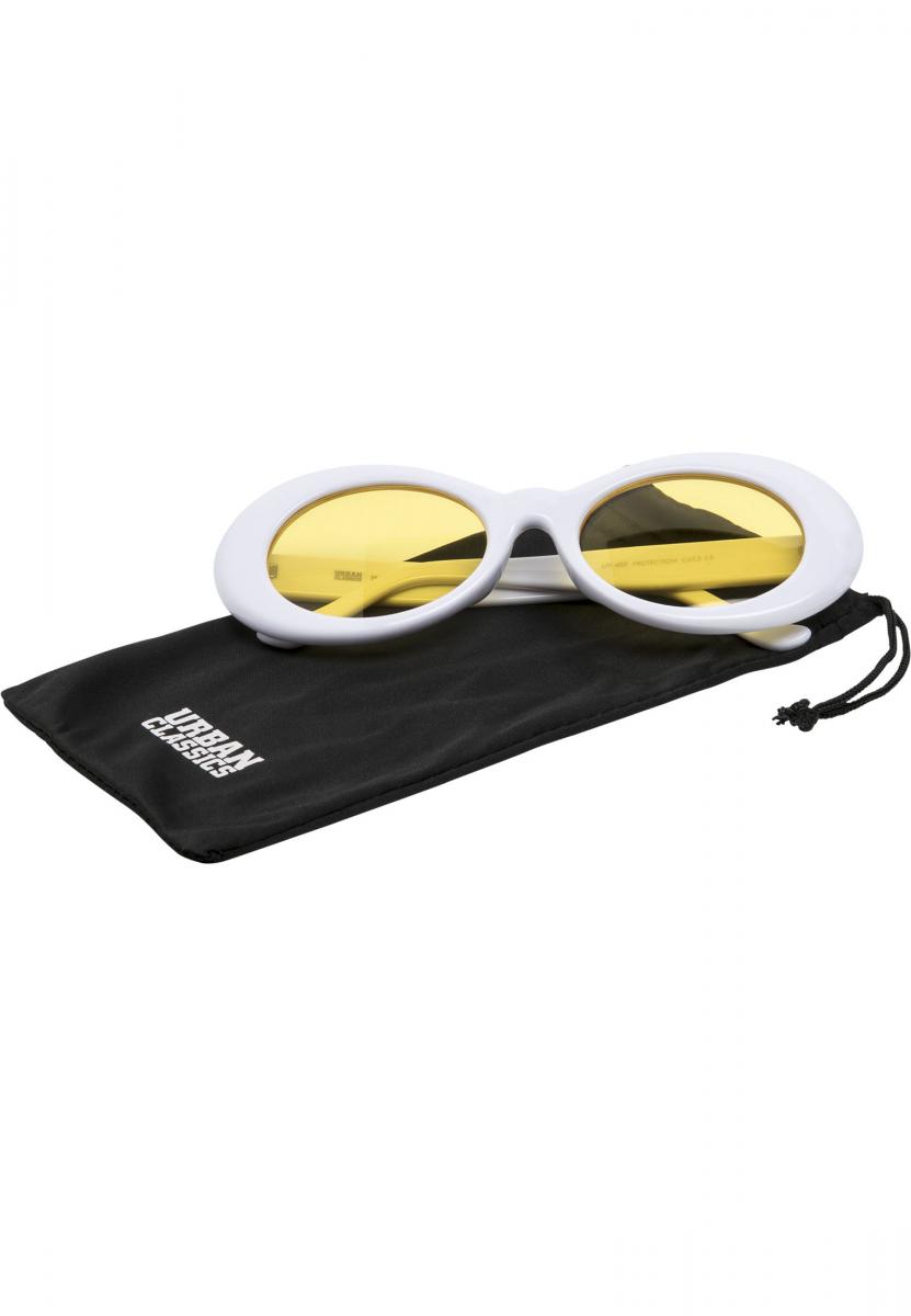 Urban Classics Sluneční brýle URBAN CLASSICS (TB2250) Bílá / Žlutá