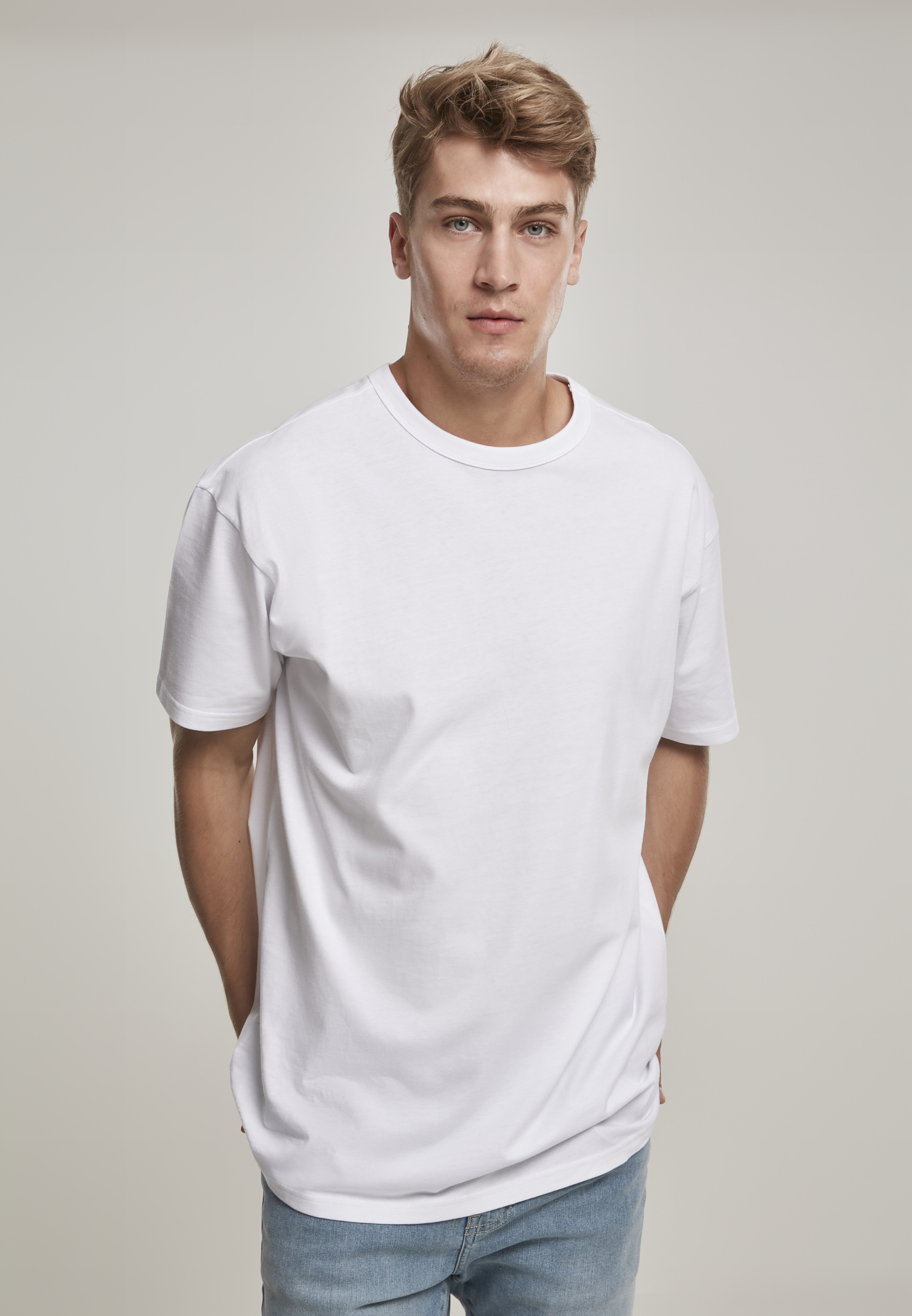 Urban Classics Pánské tričko s krátkým rukávem URBAN CLASSICS (TB3085) Bílá XL